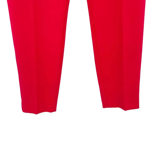 J. Crew Cameron Slim Cropped Pant in Four-Season Stretch Bright Rose Pink Size 4 - Picture 6 of 14